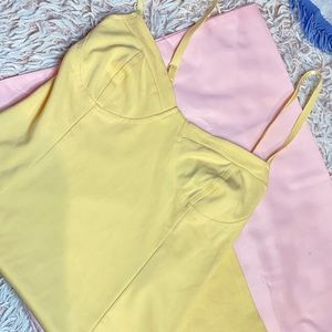 Forever 21 DRESS MEDIUM YELLOW